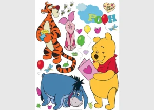 Wall Stickers Disney Winnie the Pooh All Friends, 65 x 85 cm, DK 861