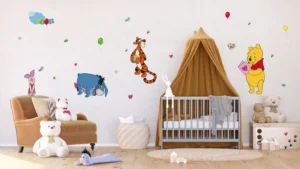 Dětská samolepka na zeď Disney Medvídek Pú – Všichni Přátelé | 65 x 85 cm | DK 861 - Obrázek 2