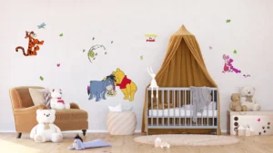 Dětská samolepka na zeď Disney Medvídek Pú – Nejlepší Přátelé | 65 x 85 cm | DK 862 - Obrázek 2