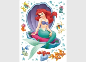 Dětská samolepka na zeď Disney Ariel | 65 x 85 cm | DK 864