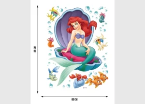 Wall Stickers Disney Ariel, 65 x 85 cm, DK 864 - Image 3