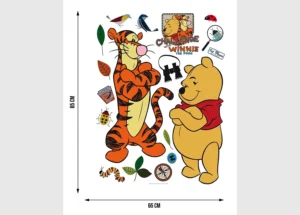 Dětská samolepka na zeď Disney Medvídek Pú – Výzva | 65 x 85 cm | DK 866 - Obrázek 3