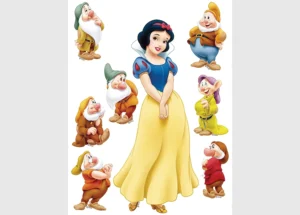 Dětská samolepka na zeď Disney Sněhurka | 65 x 85 cm | DK 869