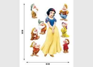 Dětská samolepka na zeď Disney Sněhurka | 65 x 85 cm | DK 869 - Obrázek 3