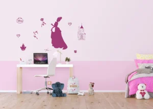 Dětská samolepka na zeď Disney Princezna a žabák | 65 x 85 cm | DK 873 - Obrázek 2