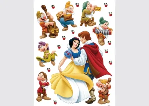 Dětská samolepka na zeď Disney Sněhurka a Princ | 65 x 85 cm | DK 880