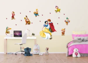 Dětská samolepka na zeď Disney Sněhurka a Princ | 65 x 85 cm | DK 880 - Obrázek 2