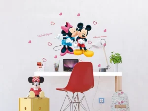 Dětská samolepka na zeď Disney Mickey a Minnie | 65 x 85 cm | DK 882 - Obrázek 2