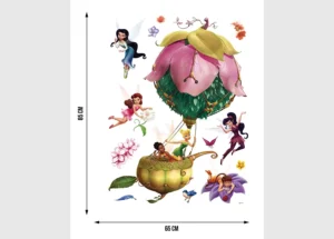 Dětská samolepka na zeď Disney Víly v Balónu | 65 x 85 cm | DK 884 - Obrázek 3