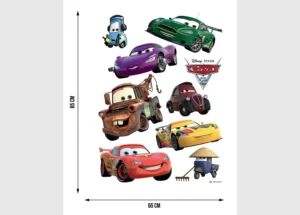 Dětská samolepka na zeď Disney Auta McQueen a Mater | 65 x 85 cm | DK 887 - Obrázek 4