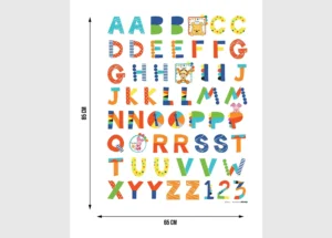 Wall Stickers Disney Winnie the Pooh Alphabet, 65 x 85 cm, DK 891 - Image 3