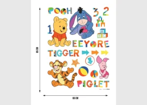Wall Stickers Disney Winnie the Pooh Small Friends, 65 x 85 cm, DK 892 - Image 3