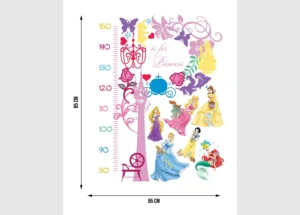 Wall Stickers Disney Princesses Growth Chart, 65 x 85 cm, DK 893 - Image 3