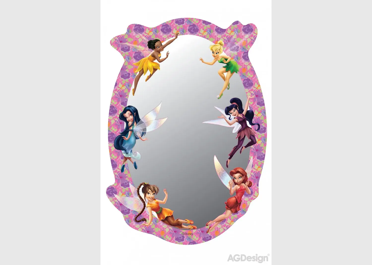 DM_2104 Dětské zrcadlo na zeď, AG Design, Fairies, DM 2104 - Image 1
