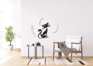 Wall Stickers GlaMour Cat Boy, 65 x 85 cm, E 0421 - Image 2
