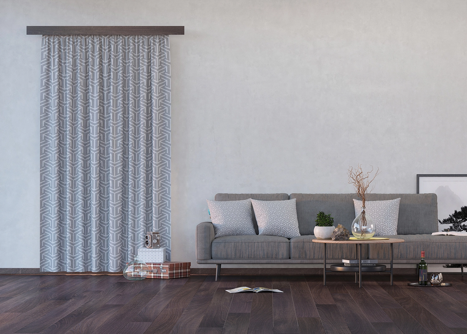 FCP_L_6594_INTERIOR-1.webp Curtain Abstraction on Grey, 140 x 245 cm, FCPL 6594