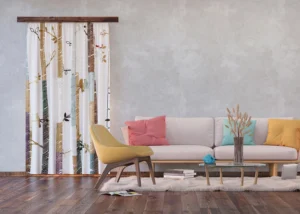 Dekorativní závěs Stromy | 140 x 245 cm | FCPL 6596