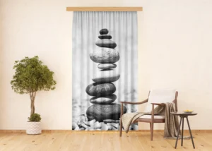 Dekorativní závěs Stone Pyramid | 140 x 245 cm | FCSL 7504 - Obrázek 3