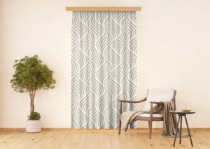 Curtain Beige Ornament, 140 x 245 cm, FCSL 7532 - Obrázek 2