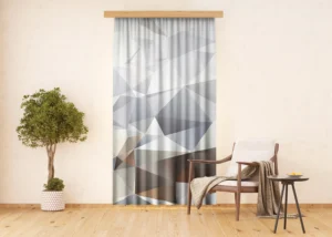 Curtain Geometric Abstraction, 140 x 245 cm, FCSL 7781 - Obrázek 2
