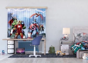 Závěs Disney Avengers | 180 x 160 cm | FCSXL 4328