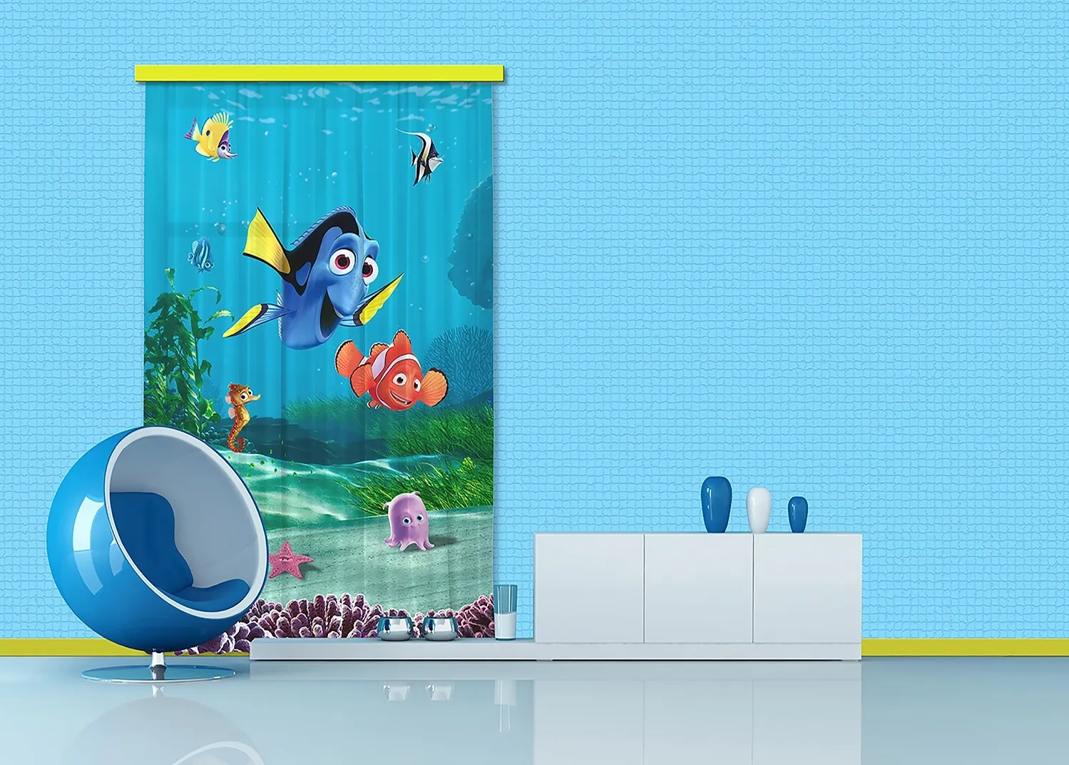 FCS_L_7108_INTERIOR Curtain nemo, 140 x 245 cm, FCPL 6108 - Obrázek 1