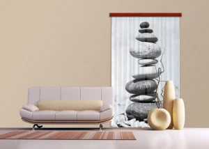 Dekorativní závěs Stone Pyramid | 140 x 245 cm | FCSL 7504 - Obrázek 4