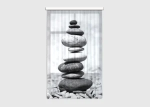 Dekorativní závěs Stone Pyramid | 140 x 245 cm | FCSL 7504 - Obrázek 2