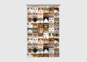 Dekorativní závěs Kočky | 140 x 245 cm | FCSL 7567 - Obrázek 2