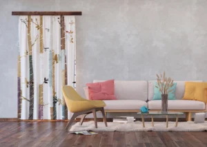 Dekorativní závěs Stromy | 140 x 245 cm | FCSL 7596 - Obrázek 3