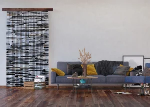 Dekorativní závěs Kameny | 140 x 245 cm | FCSL 7597 - Obrázek 3