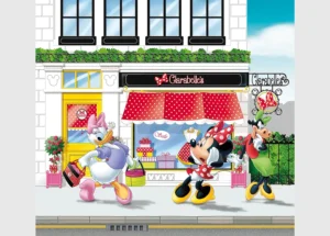Závěs Disney Minnie na procházce | 180 x 160 cm | FCSXL 4310 - Obrázek 3