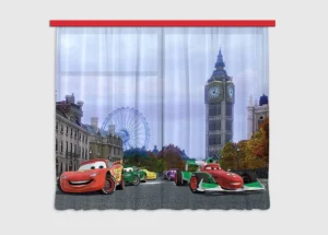 Curtain Cars in london, 180 x 160 cm, FCSXL 4312 - Image 2