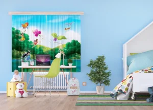 Závěs Disney Víly s duhou | 180 x 160 cm | FCSXL 4317