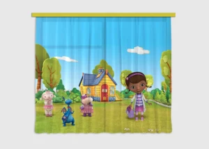 Závěs Disney Doktorka Plyšáková | 180 x 160 cm | FCSXL 4318 - Obrázek 2