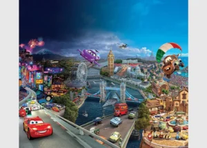 Závěs Disney Auta | 180 x 160 cm | FCSXL 4326 - Obrázek 3