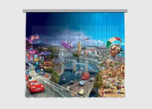 Závěs Disney Auta | 180 x 160 cm | FCSXL 4326 - Obrázek 2