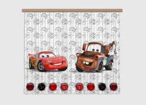 Závěs Disney Auta | 180 x 160 cm | FCSXL 4368 - Obrázek 2