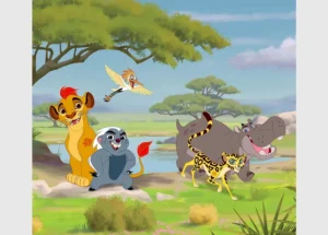 Závěs Disney Lví hlídka | 180 x 160 cm | FCSXL 4373 - Obrázek 3