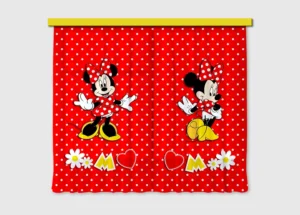 Curtain Minnie Mouse, 180 x 160 cm, FCSXL 4377 - Image 2