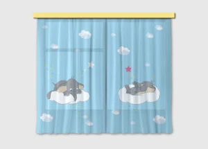 Závěs Disney Dumbo | 180 x 160 cm | FCSXL 4380 - Obrázek 2