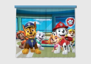 Dětsky dekorativní závěs Tlapková Patrola hlídková stanice | 180 x 160 cm | FCSXL 4388 - Obrázek 2