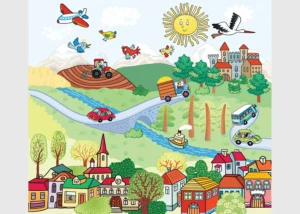 Curtain Countryside, 180 x 160 cm, FCSXL 4803 - Obrázek 3