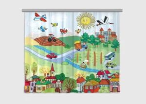 Curtain Countryside, 180 x 160 cm, FCSXL 4803 - Obrázek 2