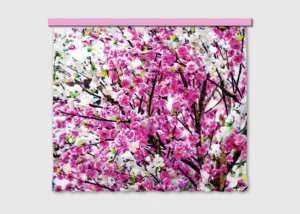 Curtain Pink Floral, 180 x 160 cm, FCSXL 4806 - Obrázek 2