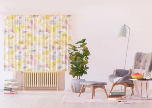 Dekorativní závěs Žluté Květy | 180 x 160 cm | FCSXL 4808