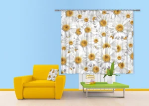 Dekorativní závěs Květy | 180 x 160 cm | FCSXL 4810 - Obrázek 3