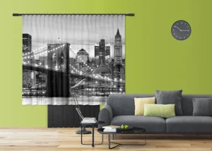 Curtain Manhattan Bridge, 180 x 160 cm, FCSXL 4812 - Obrázek 3