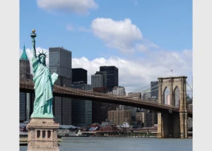 Curtain Statue of Liberty, 180 x 160 cm, FCSXL 4816 - Obrázek 3