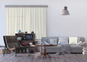 Dekorativní závěs Bězové záclony AG Design | 180 x 160 cm | FCSXL 4818